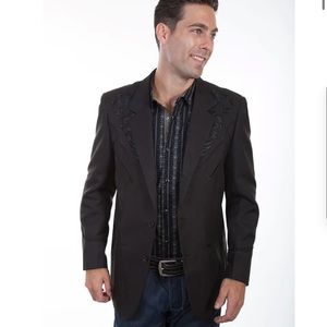 Scully Floral Embroidered Western Coat